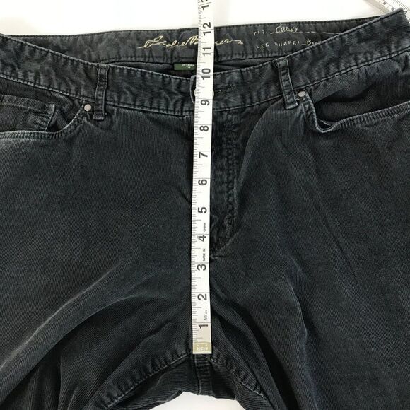 Eddie Bauer Curvy Fit Boot Cut Corduroy Pants Women's Size 12 Tall Stretch - Picture 6 of 11